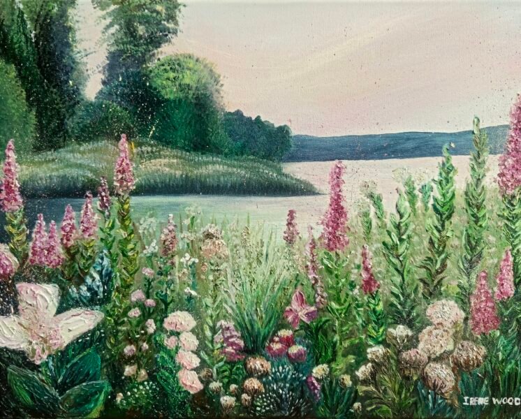 Waters Undisturbed By Irene Wood Oil on Canvas 500mm x 400mm Created Dec 2025 00 dec 2025 waters undistrubed