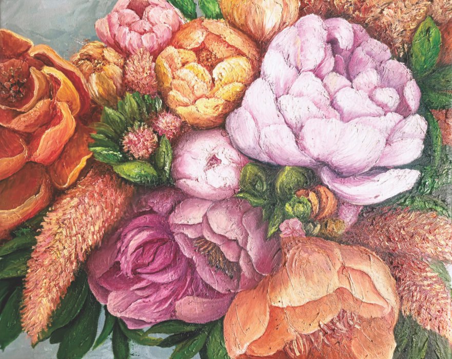 Joy - Irene Wood Oil on Canvas 500mm x 400mm Created Jan 2026 08 jan 2026 joy